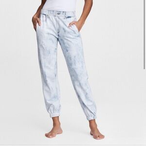 Rag & Bone Miramar Oasis Slip on ‘Jean’ Sweatpants with printed Jean image